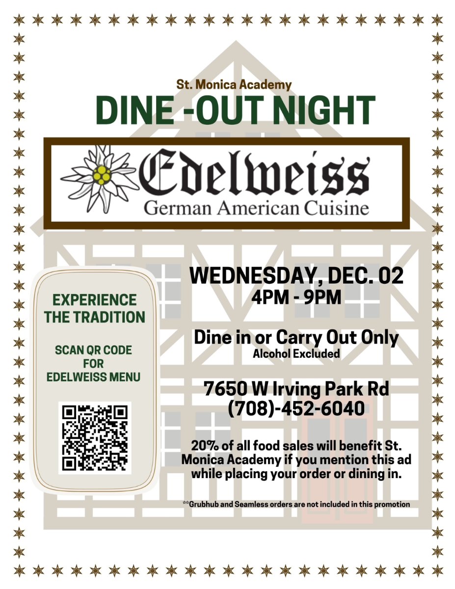 Edelwiess Dine Out Flyer